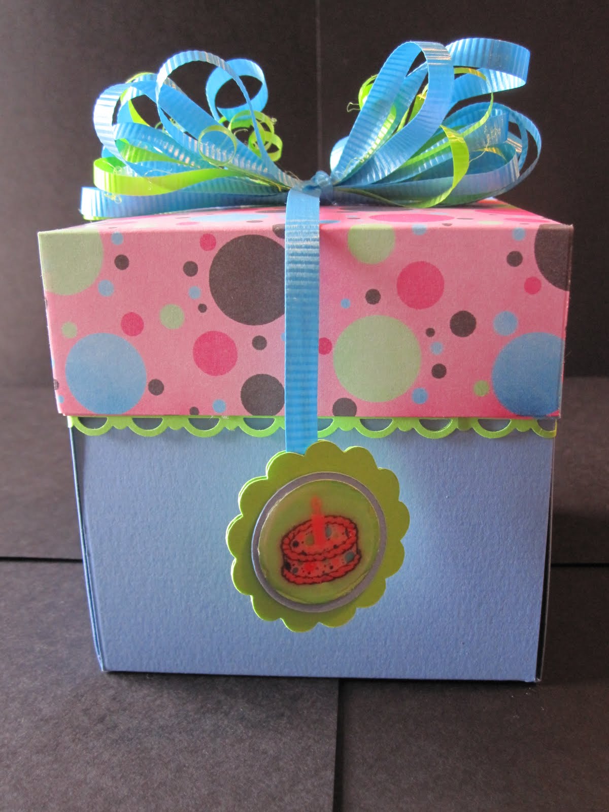 PAPERPASTIME Cake in a Box