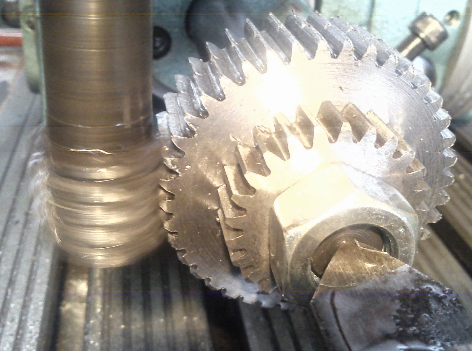 Machining DIY spur gear making for change gear part 3