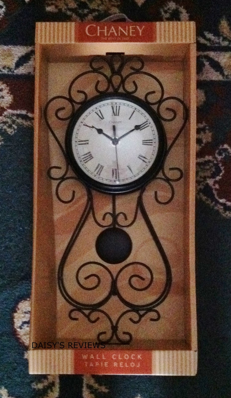 To Daisy's Reviews AcuRite Iron Metal Pendulum Wall Clock Review