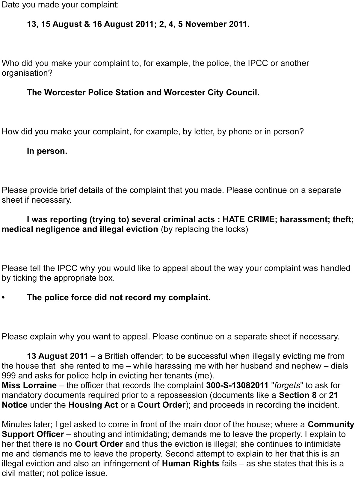 Independent Police Complaint Commission Independent Police Complaint