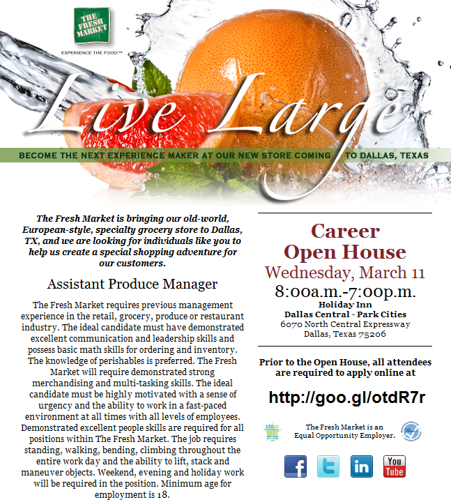 Active Job Openings Assistant Produce Manager Jobs Dallas TX
