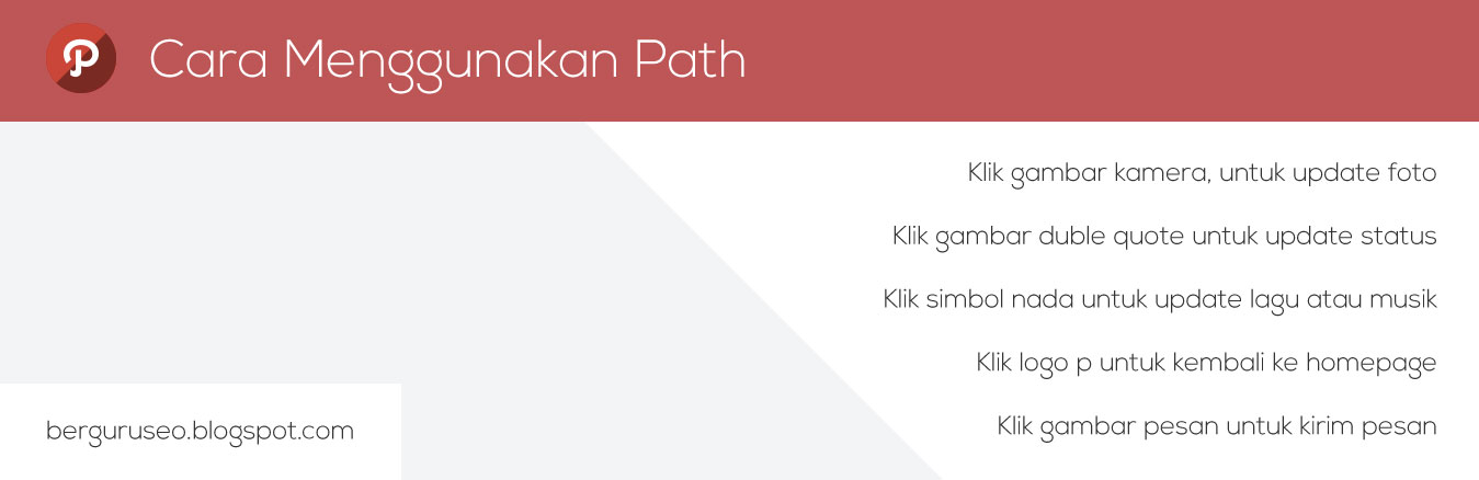  Path merupakan jejaring sosial yang sangat terkenal di Indonesia Cara Menggunakan Path Dari Dasar Untuk Pemula