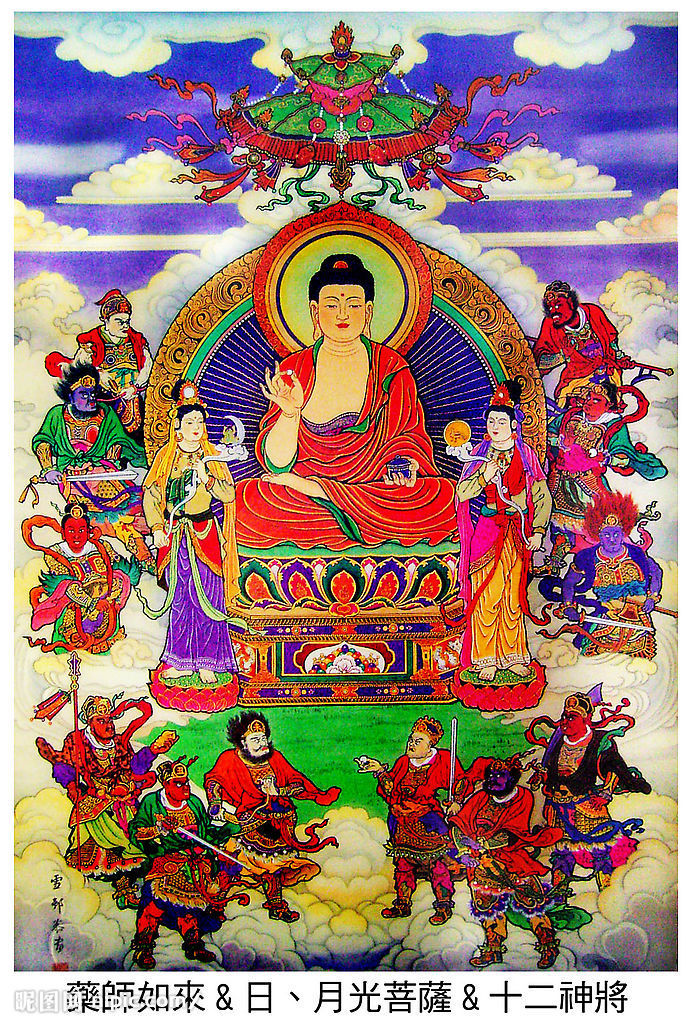 The place where the buddha sat at the time of...