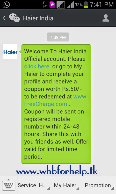 Freecharge discount coupons for mobile recharge
