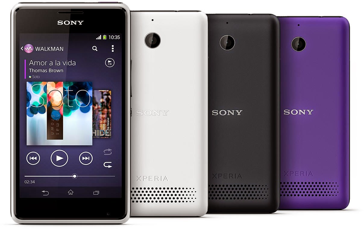 Pilihan Warna Sony Xperia E1