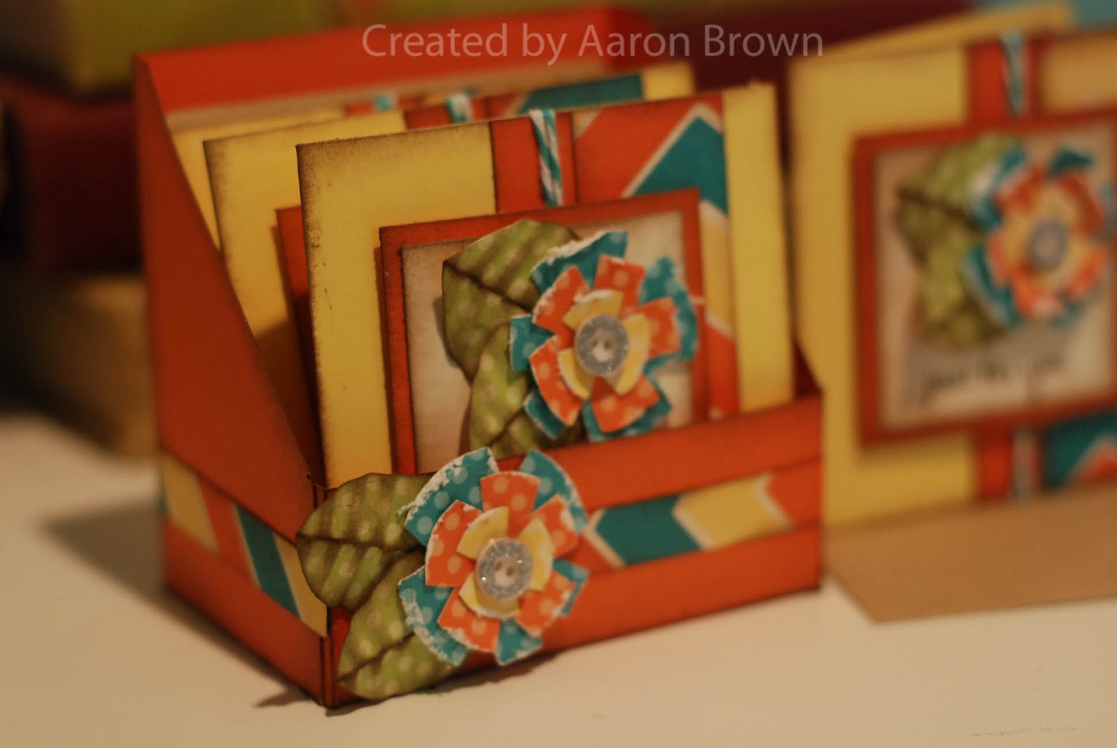 Booth 32 3x3 cards & note box