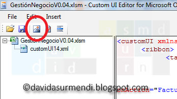 Opciones para Insertar imágenes en un documento de Excel.