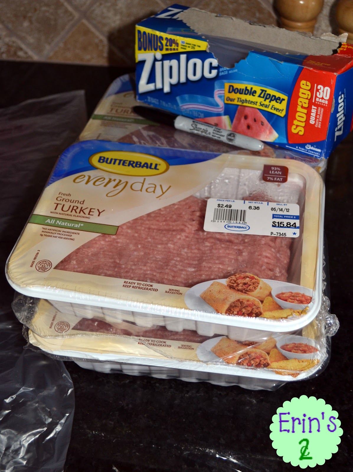 Erin's 2 Cents Buying Ground Turkey in Bulk