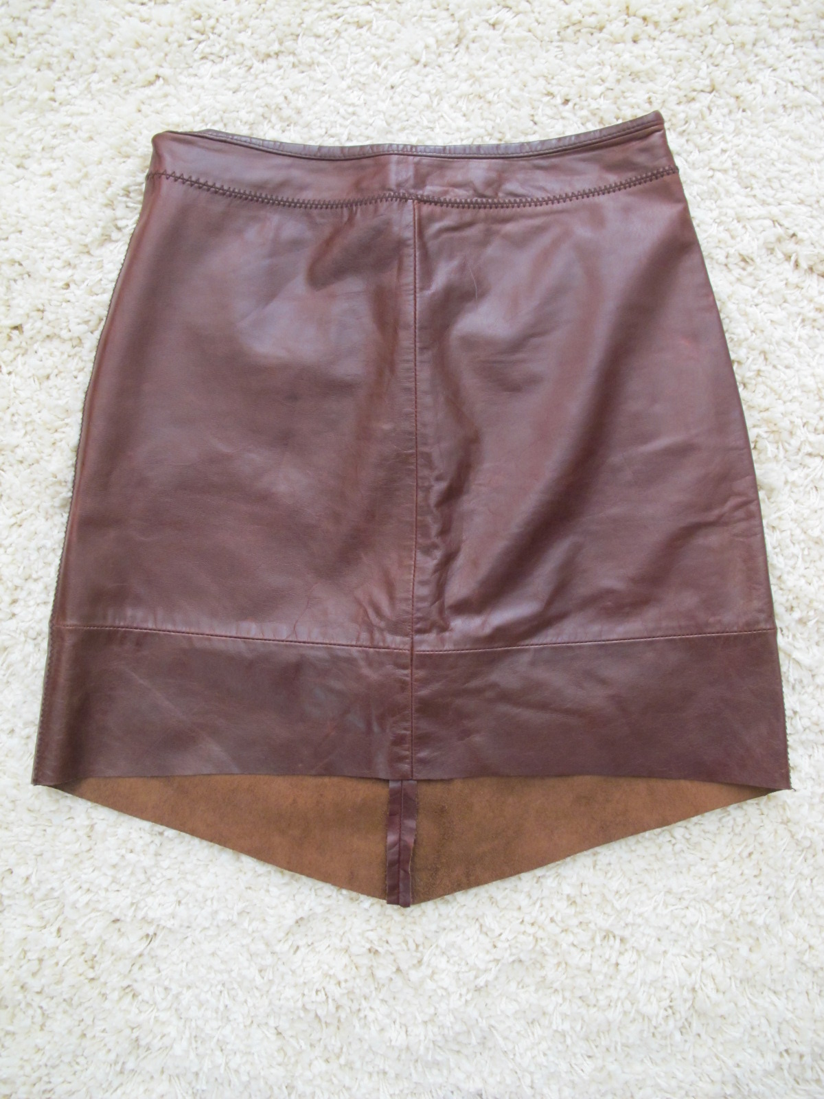 Christie Chase 537...bleached leather skirt