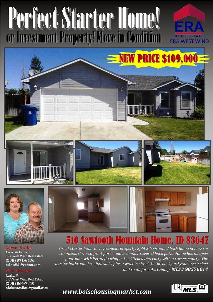 Karen Pestka ERA West Wind Real Estate SOLD! Perfect Starter Home or