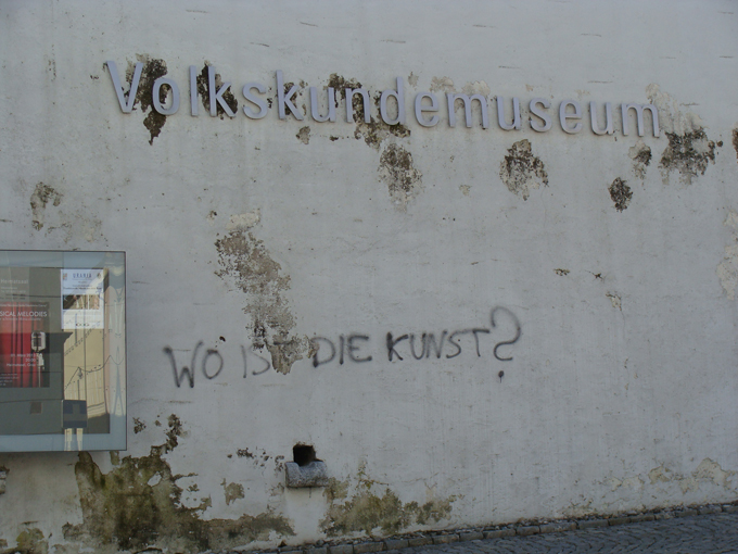 Der Bananensprayer Thomas Baumgartel Markiert Galerien Und