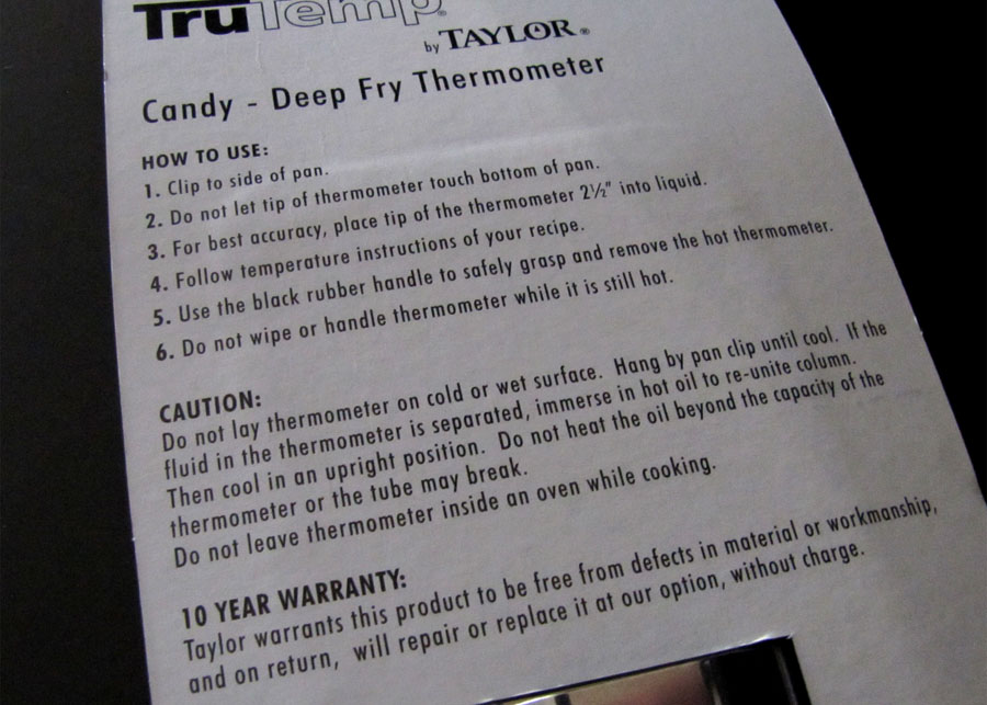 Smells Like Food in Here Taylor Candy and DeepFry Thermometer
