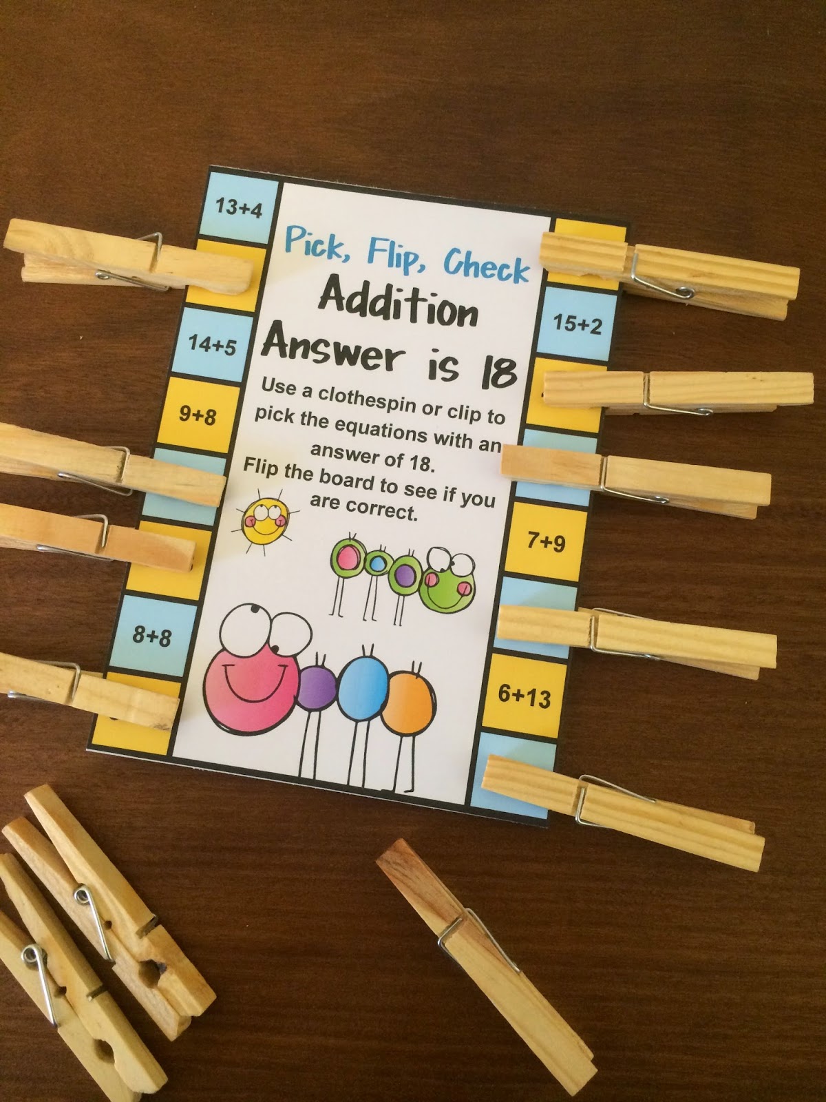 Fun Games 4 Learning Flip Math Cards Freebies