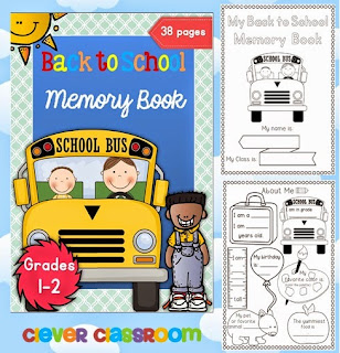 Back to School Memory Book Back to School Memory Book