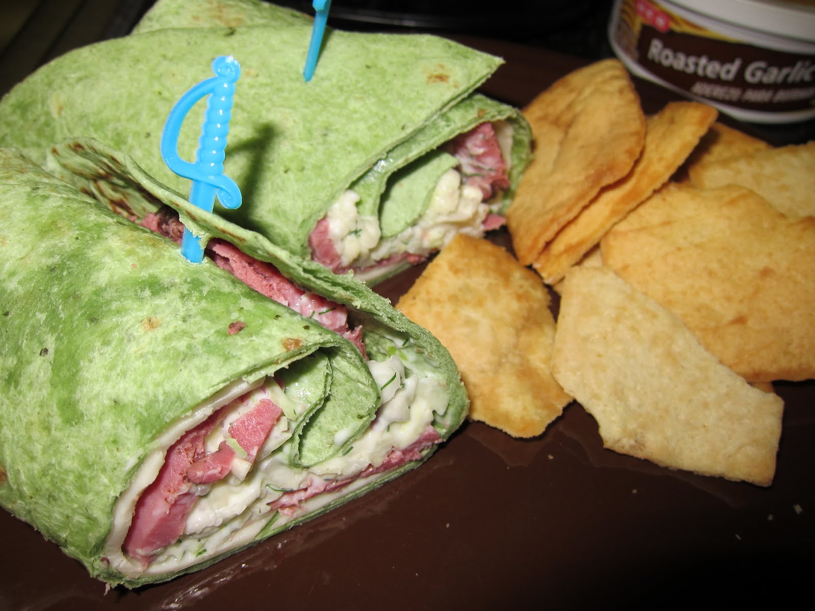 Roast Beef Wraps with Dill Slaw PheNOMenal