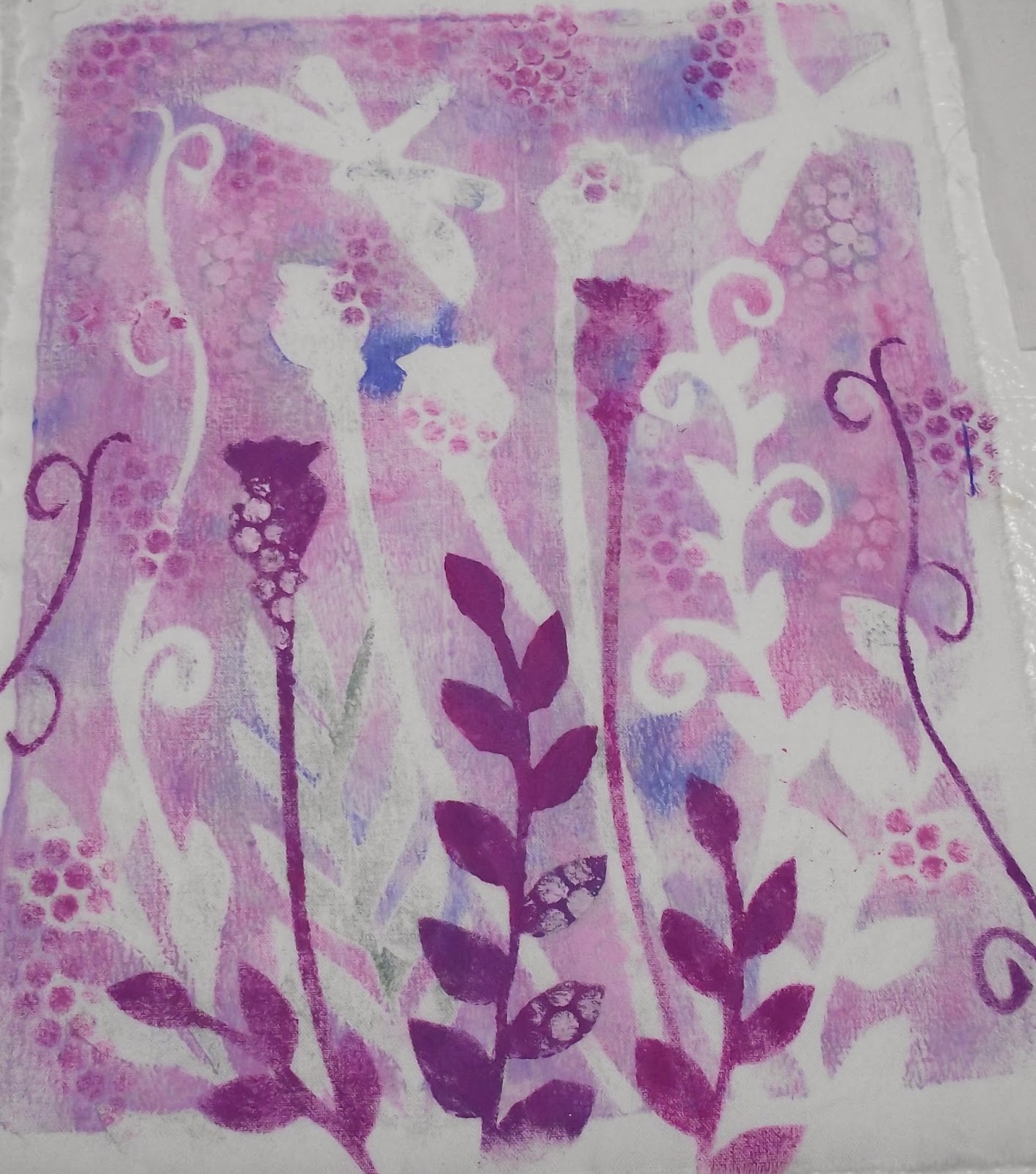 Amy's Etcetera Botanical Gelli Prints