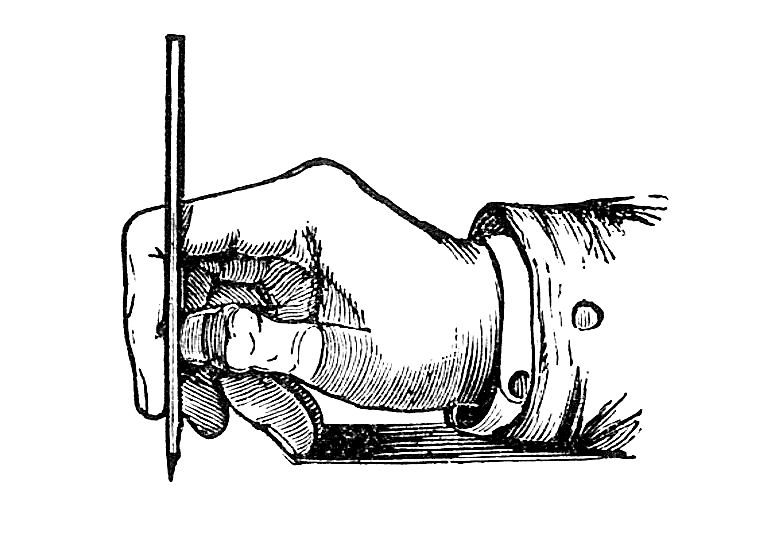 Writing Hand Clipart