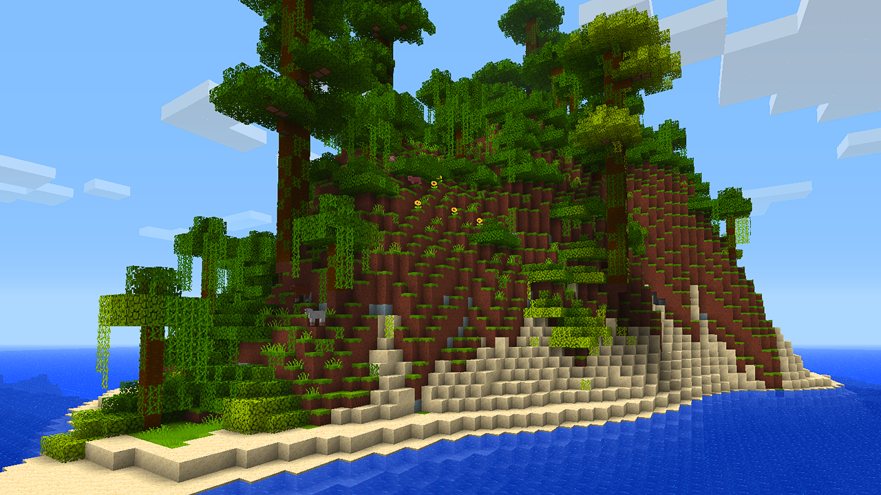 Jungle island Minecraft Seed Hunter