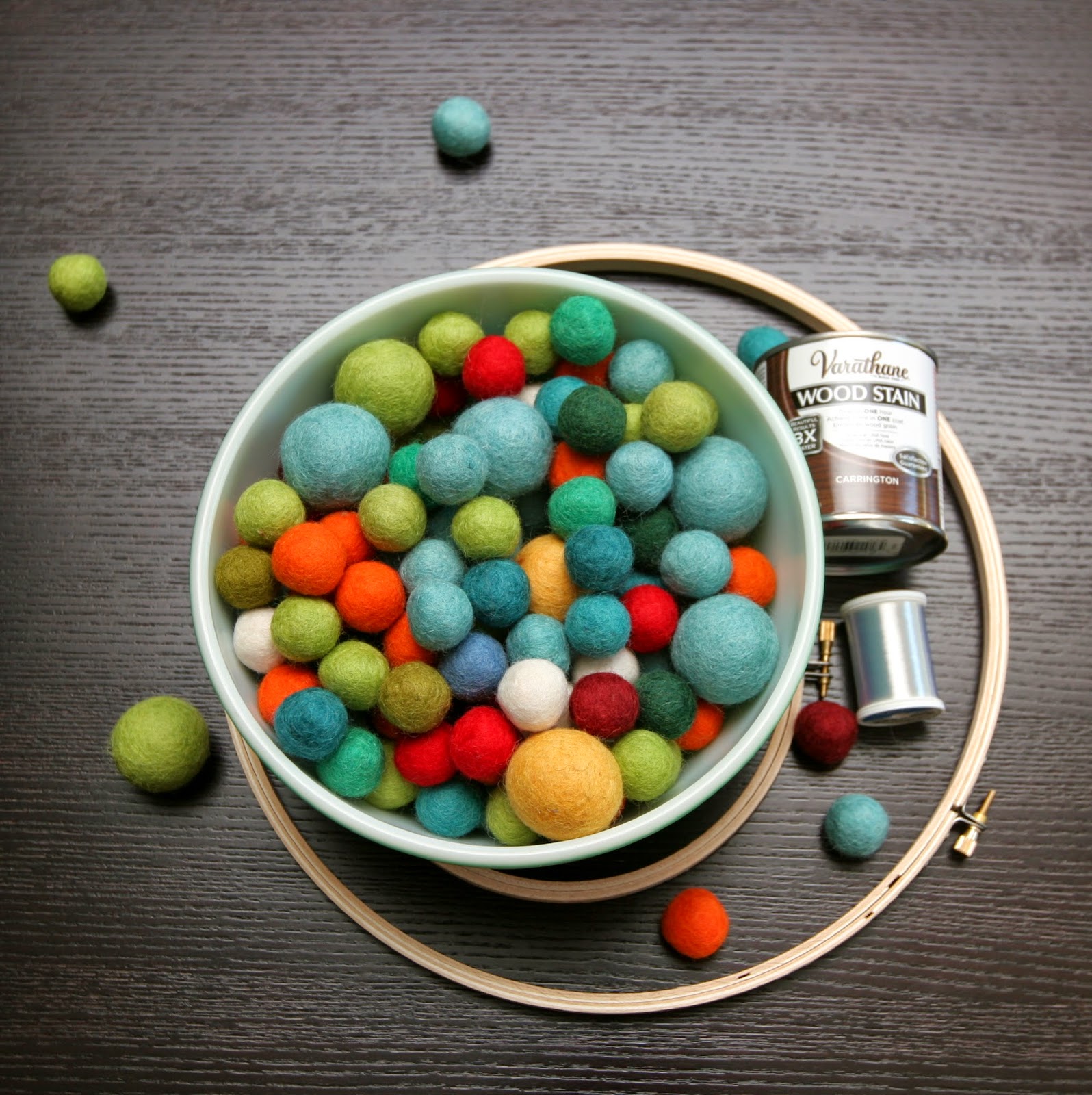 Without A Doubt DIY Felt Ball Mobile