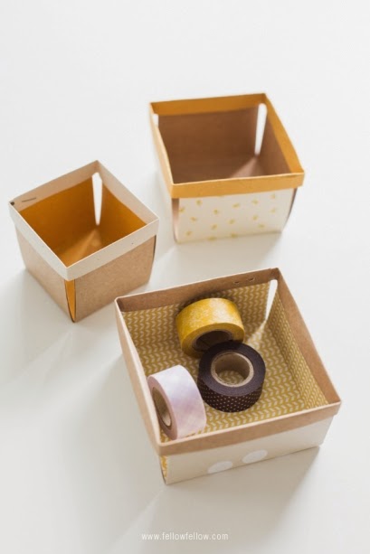 Antic&Chic. Decoración Vintage y Eco Chic: DIY cestitas de almacenaje