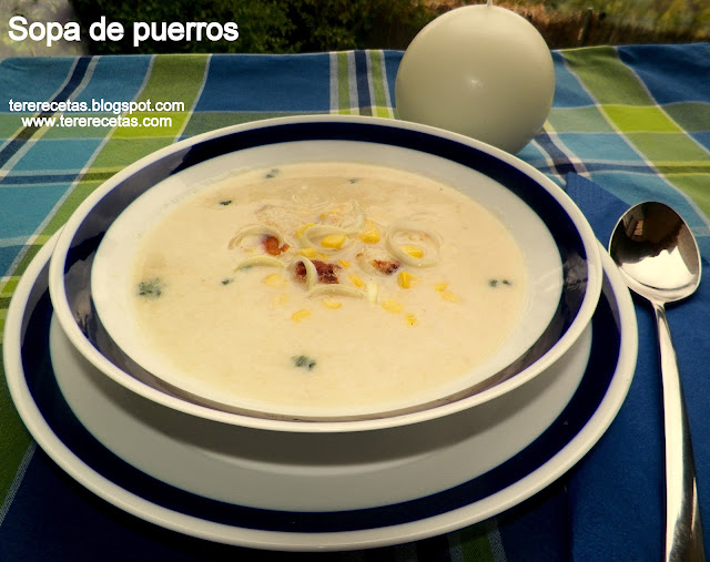 
sopa De Puerro (ajoporro).
