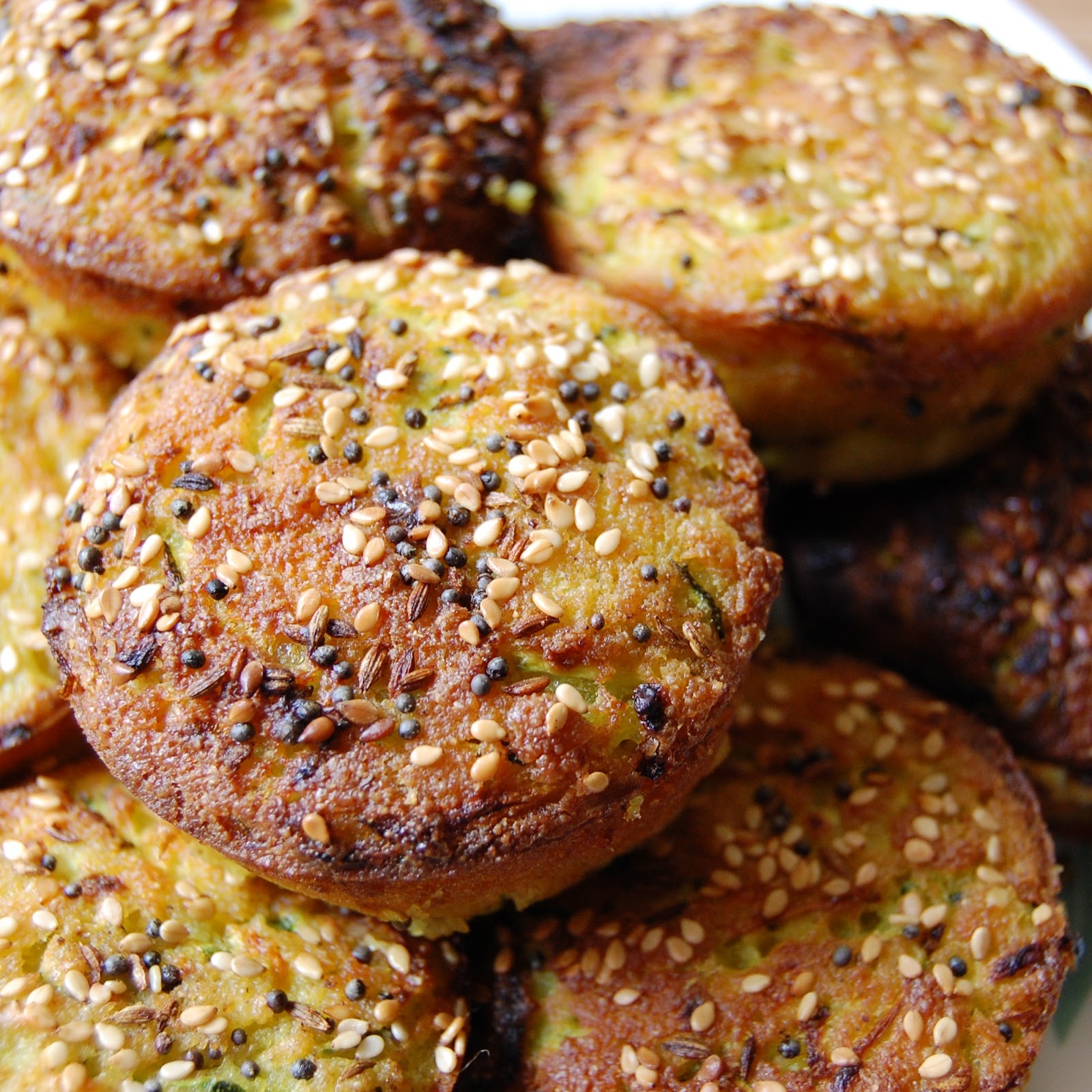 rabbit food rocks Zucchini Handvo (Savory Squash Cakes)