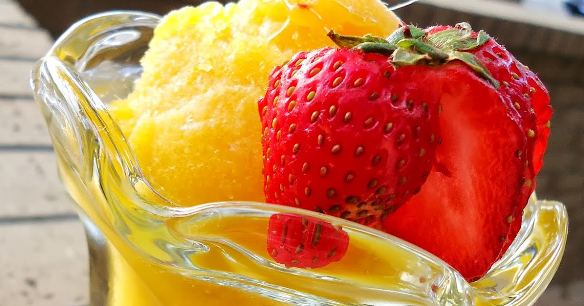 Foodie & Fabulous Simple Mango Sorbet (No Ice Cream Maker Needed!)