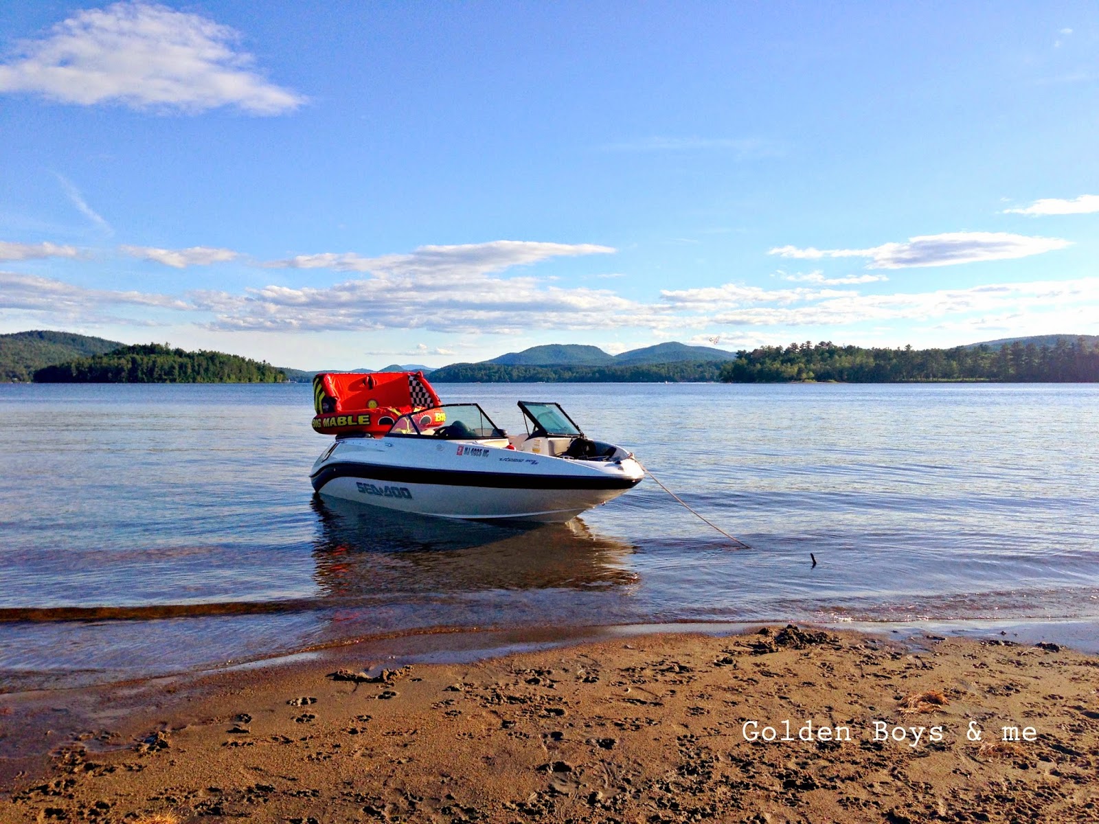Our July Vacation in Schroon Lake Golden Boys & Me