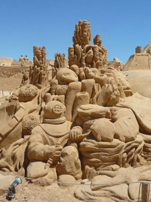 Esculturas de areia, www.publicitario13.com.br Esculturas de areia, www.publicitario13.com.br
