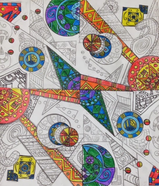 Line In Visual Art : Visual art line project