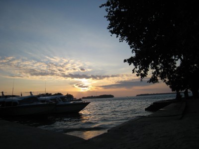 Sunset di pulau Putri Pulau Seribu