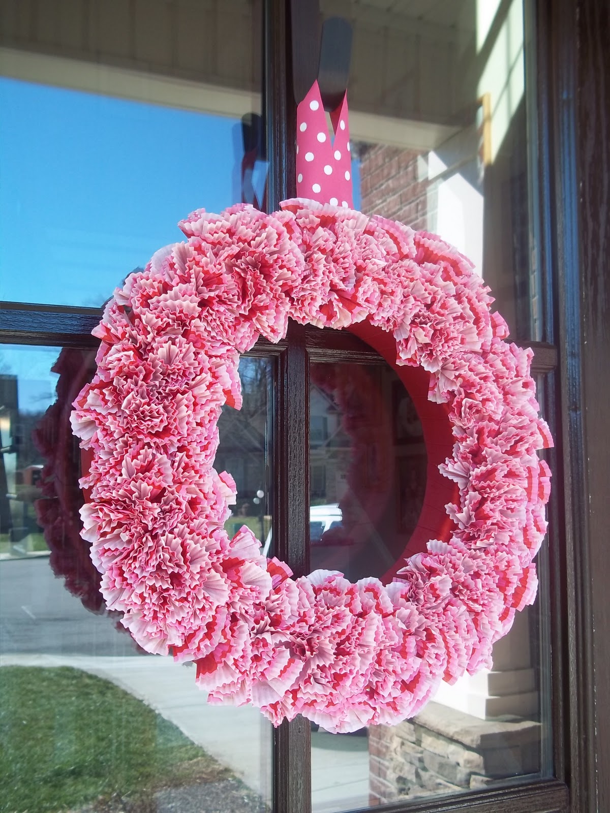 Homegrown Cozy Cupcake Liner Wreath