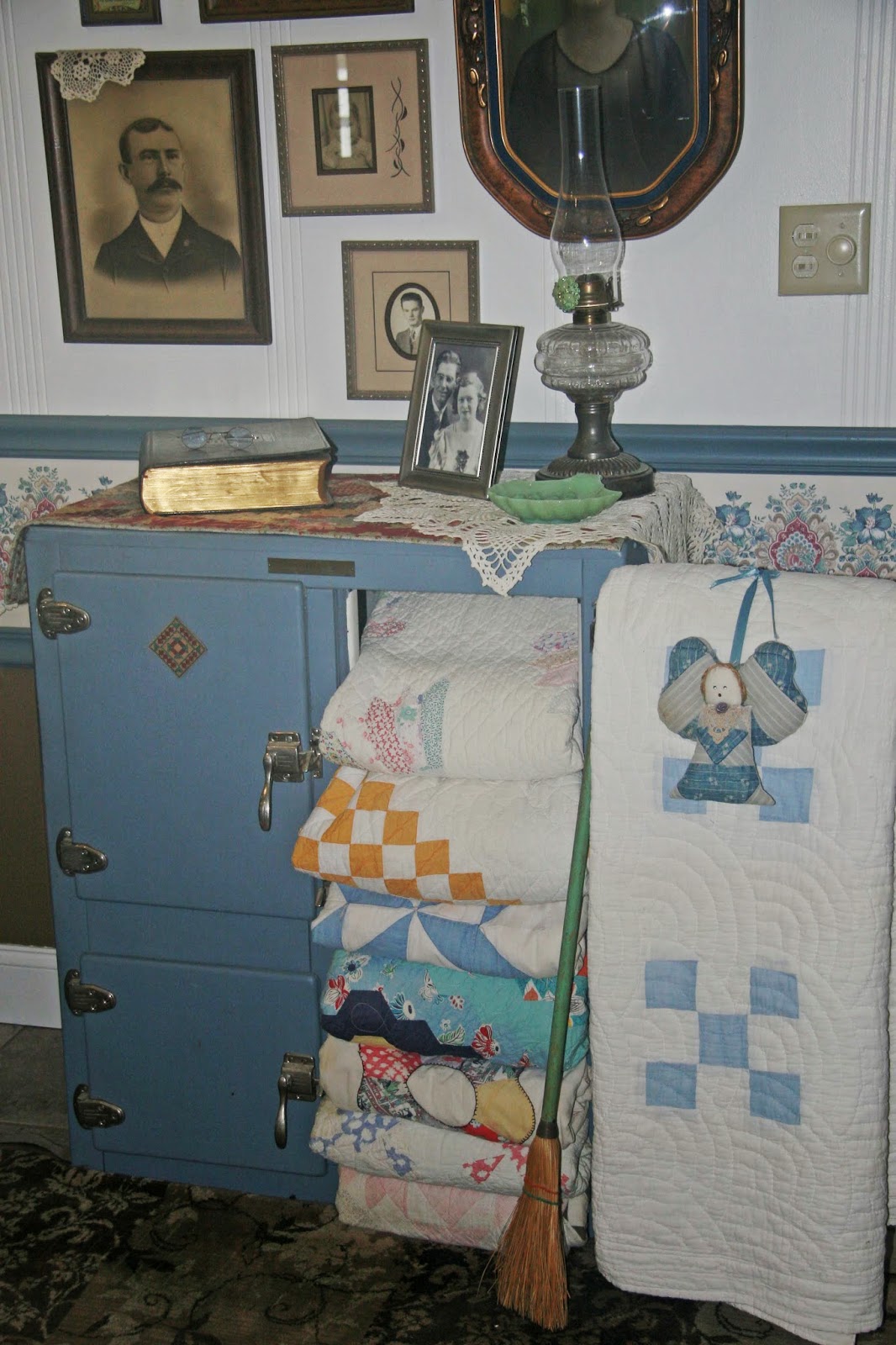 Quilting With Thistle Thicket Studio Displaying Quilts