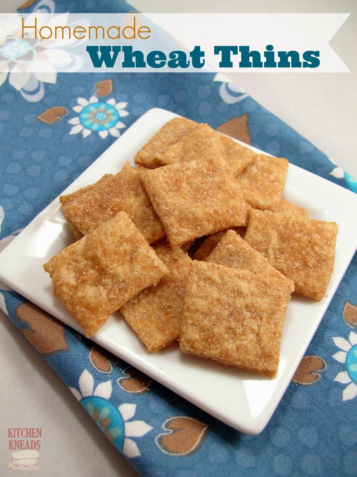 Homemade Wheat Thins Kitchen Kneads