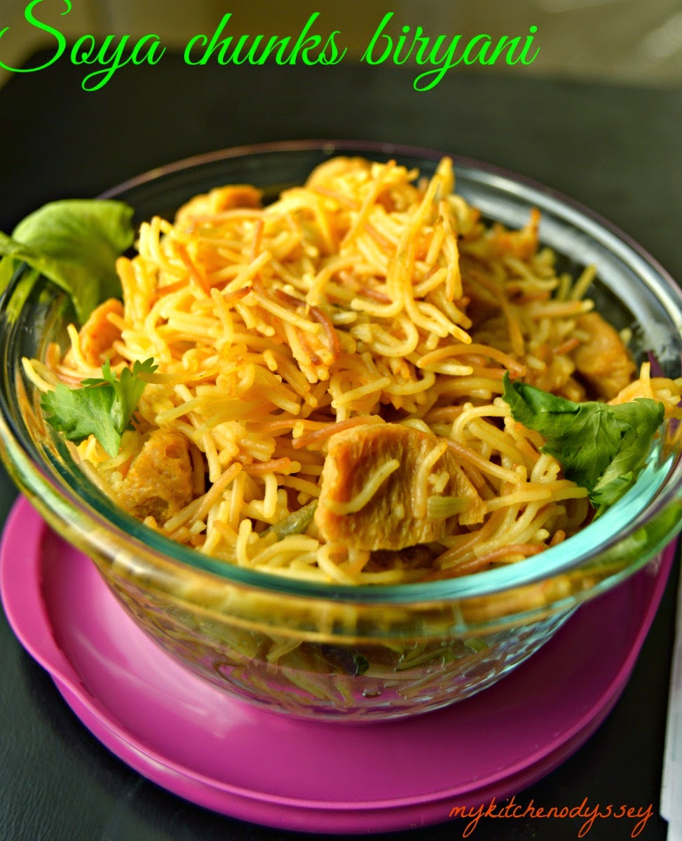 soya chunks biryani Soya chunks biryani