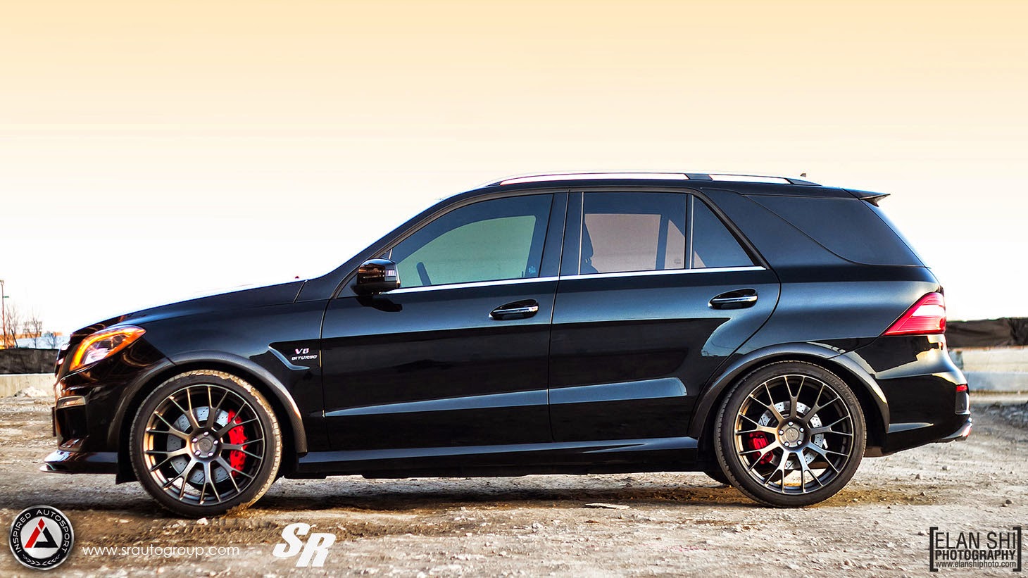 Mercedes Benz ML63 AMG Revozport on PUR Wheels