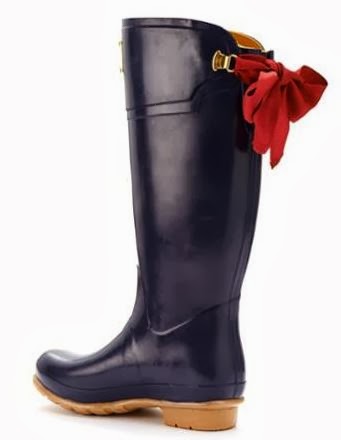 Joules bow wellies