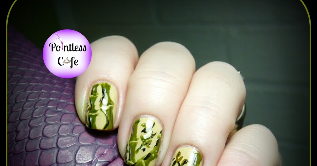 Nail Art Theme Week Japanese Bamboo Nails Pointless Cafe