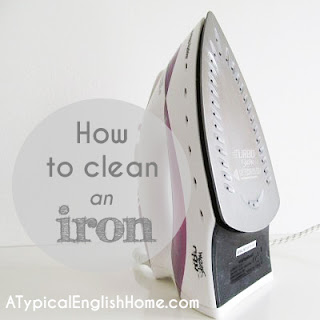 how to clean an iron