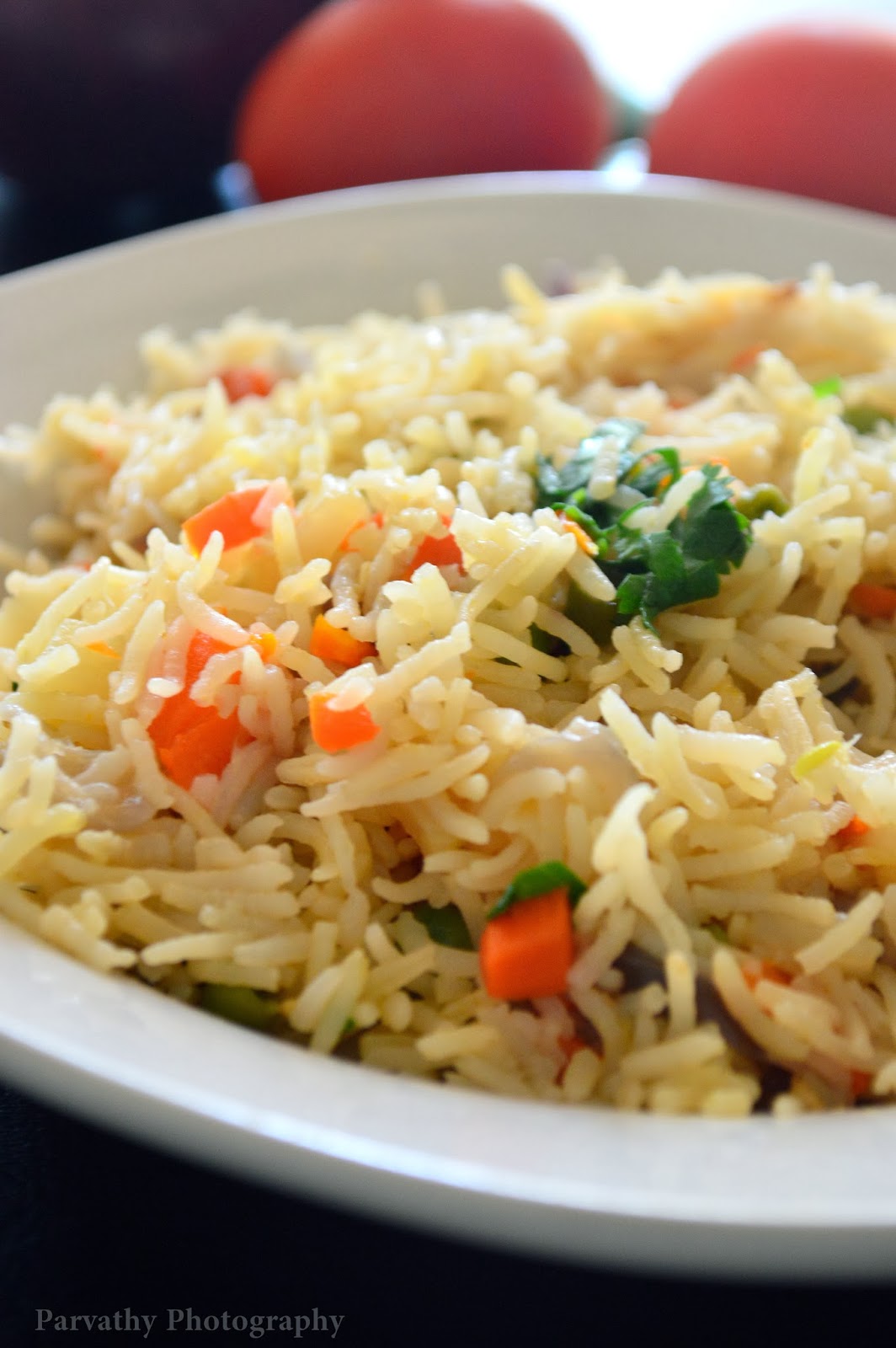Paru's Kitchen Simple Vegetable Pulao Veg Pulao Recipe