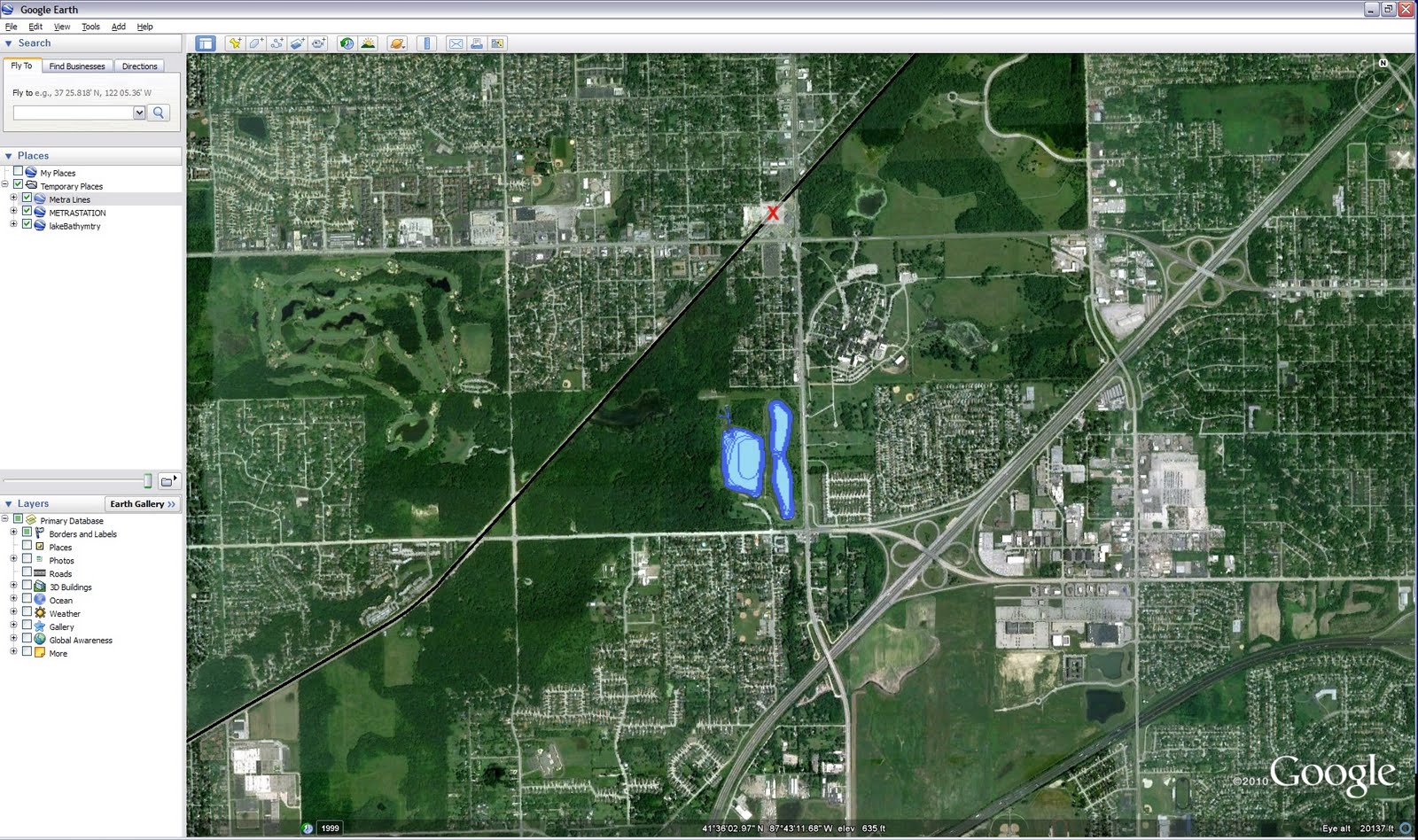 metro chicago open data examples example 5 combine three kml data sets and display in google earth