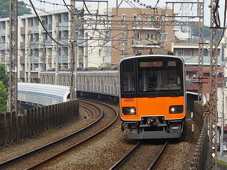 東急田園都市線 半蔵門線直通　準急　押上行き4　東武50050系