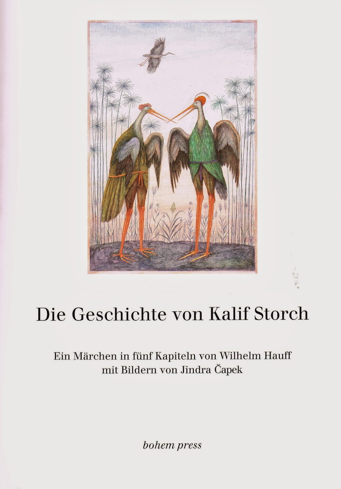 children's book illustrations: Hauff, Wilhelm; Kalif Storch; ill. Jindra Capek; Bohem ...1116 x 1600