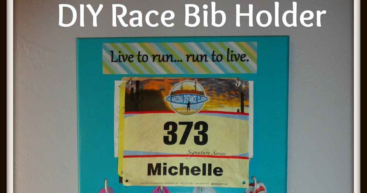 My Three Peas {DIY} Race bib holder