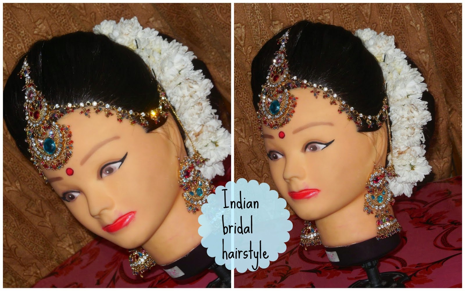 Indian Bridal Hairstyle Tutorial