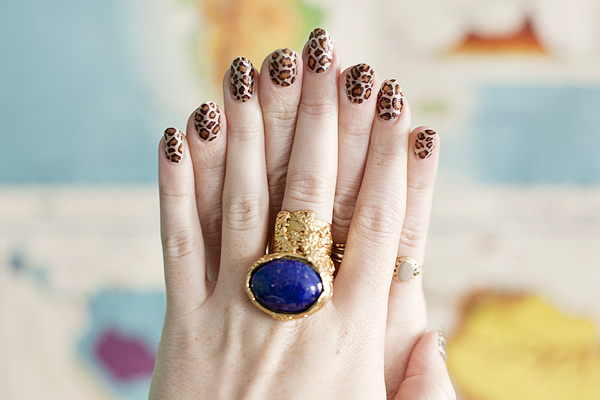 Maybe I wanted these leopard print nails: via moveSlightly