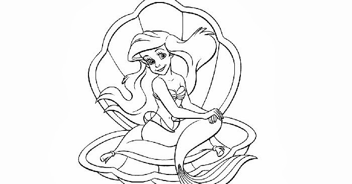 Little Mermaid coloring pages | Free Coloring Pages and Coloring Books