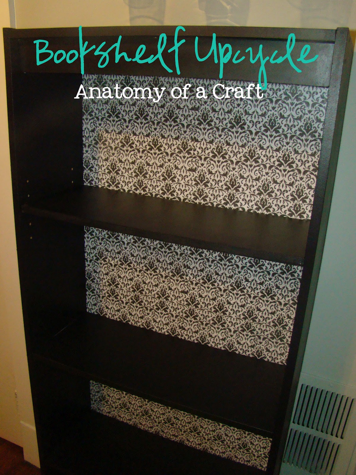 Anatomy of a Craft DIY Bookshelf Upcycle