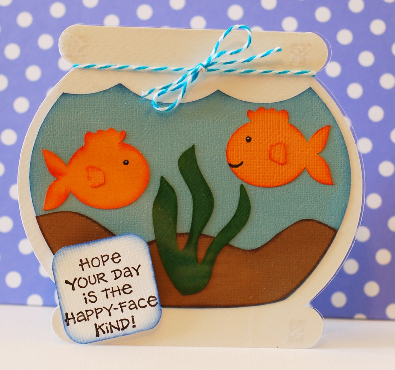 Paper Creations by Kristin Fish Bowl Shaped Cards