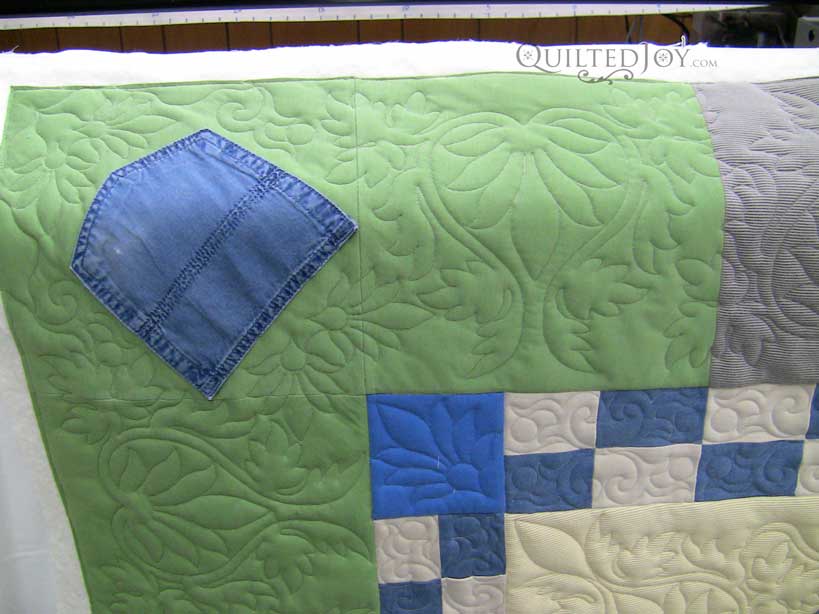Memorial Quilt Made From Golf Shirts And Pants Quilted Joy